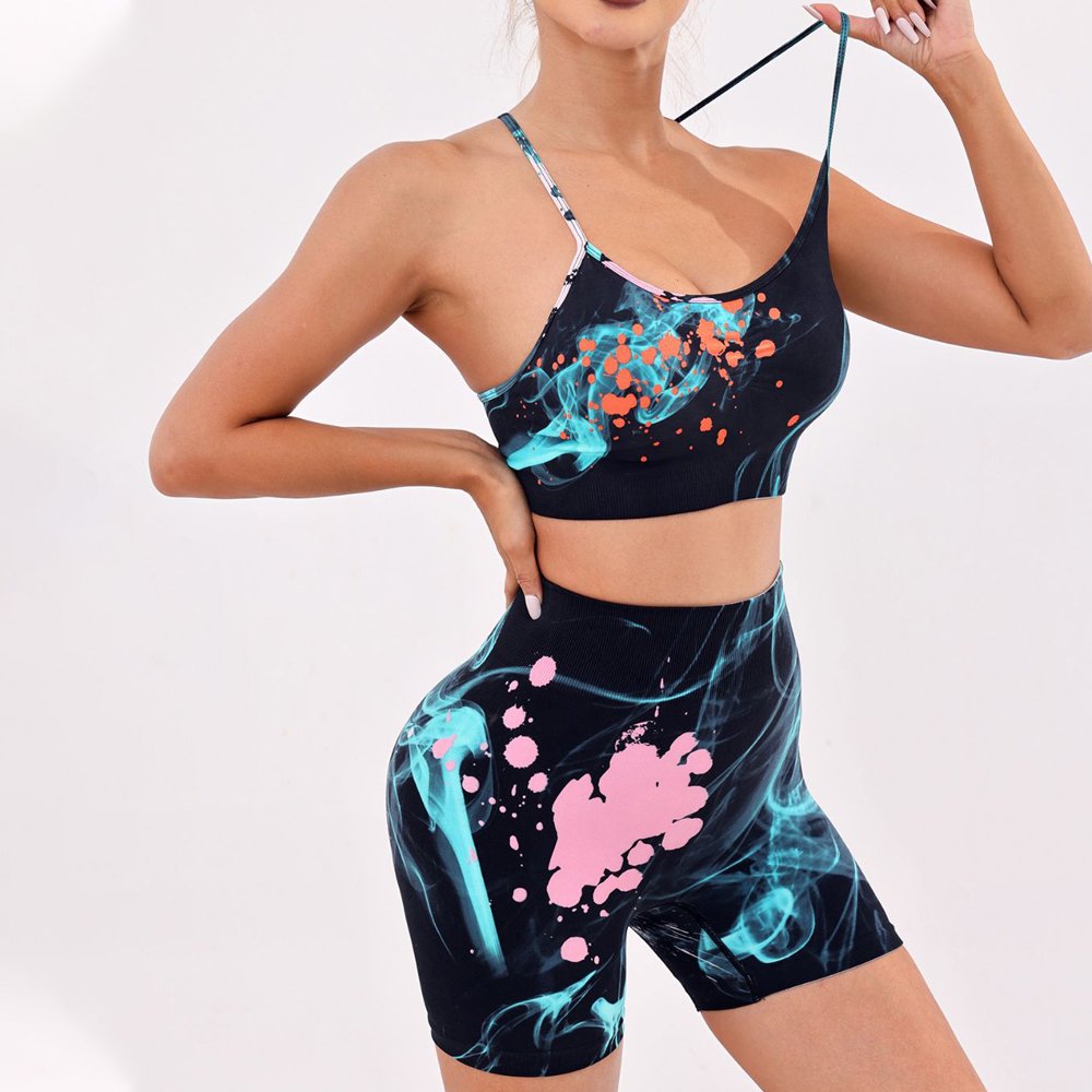 2024 New Women Fitness Apparel Gym Workout Set - Stylish and High Quality 2 Piece Set