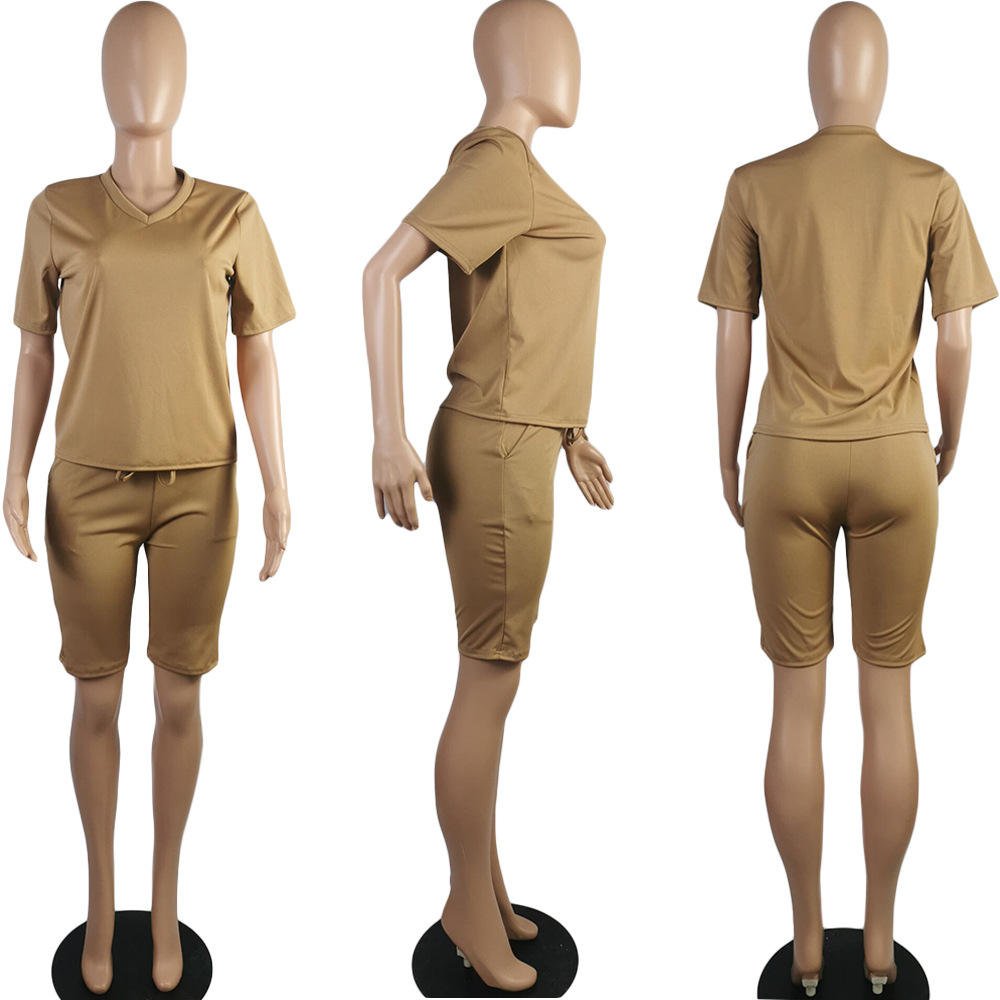 Top Quality short sets for women 2024 2 pcs set womens clothing two piece ladies casual wear