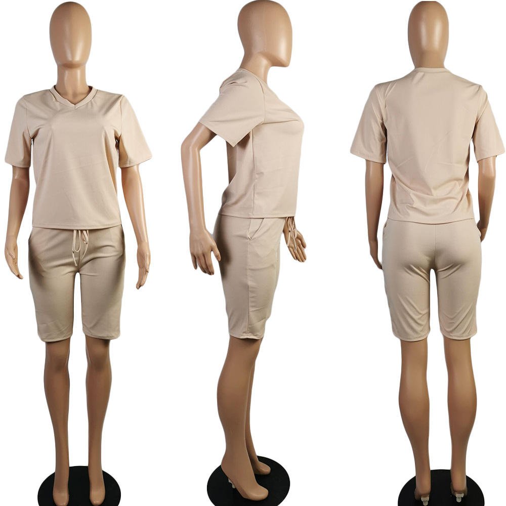 Top Quality short sets for women 2024 2 pcs set womens clothing two piece ladies casual wear
