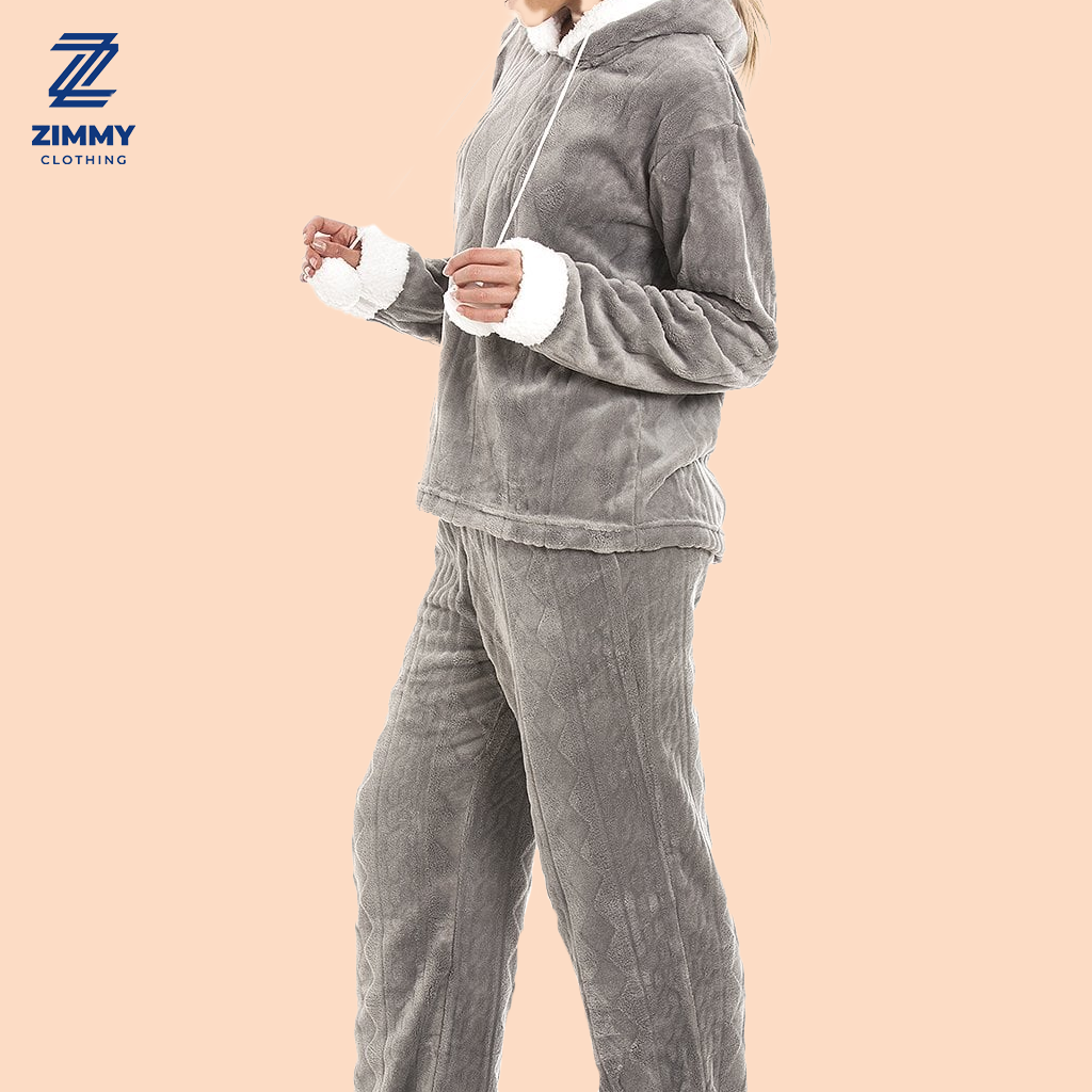 50% Off Jogging Suit two-piece fleece tracksuit Outing Fall Winter Women's Sets