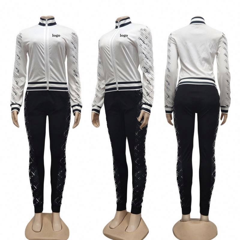 Brand Women's Clothing Fall Sets For Sexy Outfits Casual Two Piece Pants Set Women