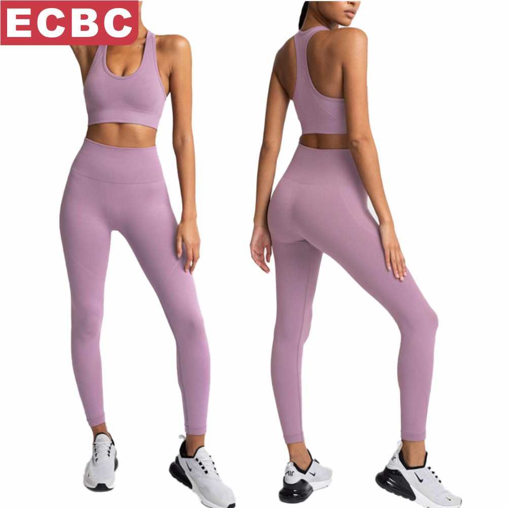 Custom Best Selling Items Butt Lifter Women 2 Piece Seamless Leggings Sports Bra Gym Wear Workout Clothing Fitness Yoga Set