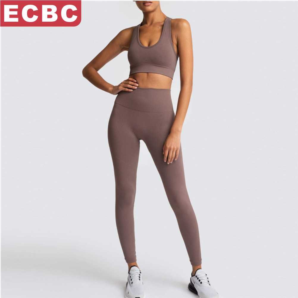 Custom Best Selling Items Butt Lifter Women 2 Piece Seamless Leggings Sports Bra Gym Wear Workout Clothing Fitness Yoga Set