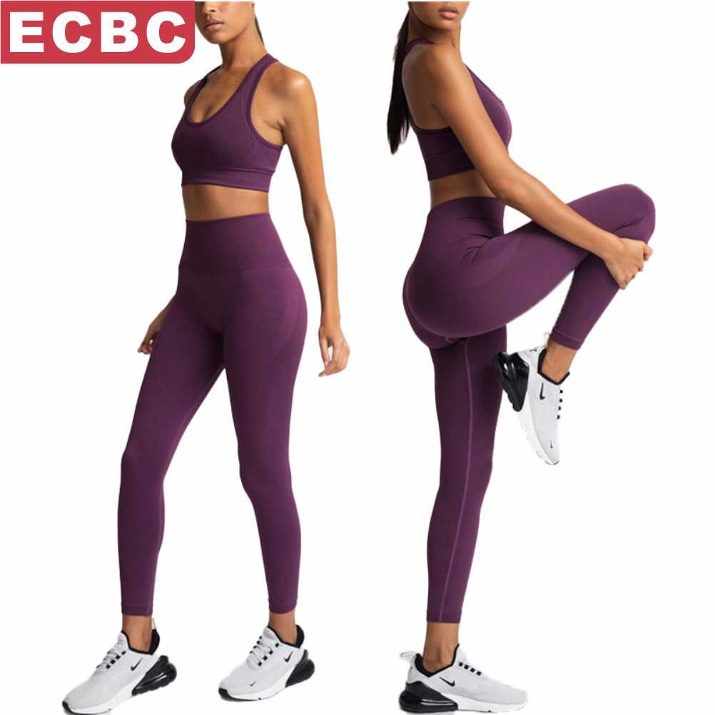Custom Best Selling Items Butt Lifter Women 2 Piece Seamless Leggings Sports Bra Gym Wear Workout Clothing Fitness Yoga Set