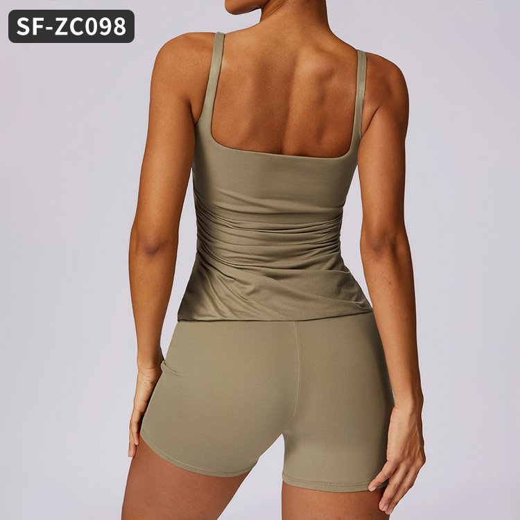 Custom Logo Yoga High Quality Gym Sports Wear Ladies Custom Fabric Girls Clothing Sets Plus Size Women's Sets Gym Fitness Sets