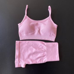 Fitness Clothing Woman 2023 Seamless Short Yoga Gym Activewear Set 2 Piece Short Gym Fitness Sets for Women