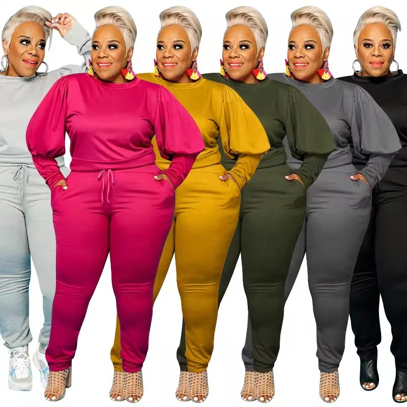 Women's 2024 Spring Jogging Suit for Girls Women's Plus Size Suit Custom Logo Women's 2 Piece Set Cotton Rib Casual Wear