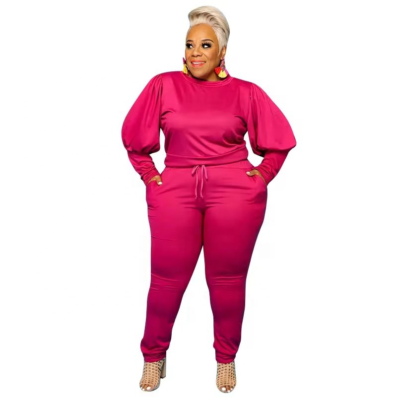 Women's 2024 Spring Jogging Suit for Girls Women's Plus Size Suit Custom Logo Women's 2 Piece Set Cotton Rib Casual Wear