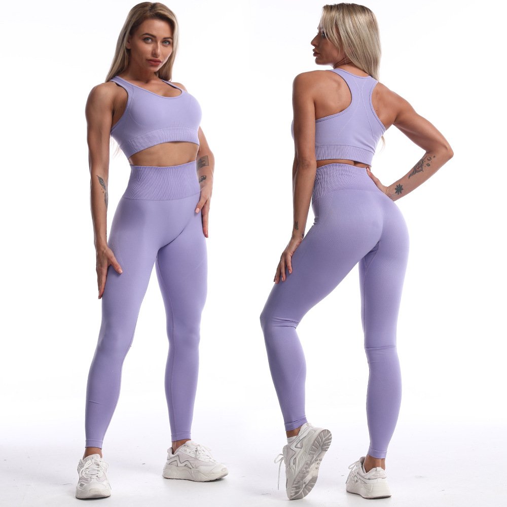 New Arrival Tik Tok Seamless Sport Bra Short Set Yoga Wear Fitness Clothing Workout Set Gym Fitness Clothes Active Wear