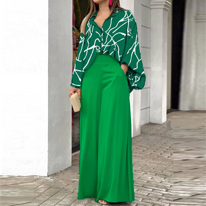 Fashionable and trendy shirt, women's top, 2024 new spring and autumn summer women's set