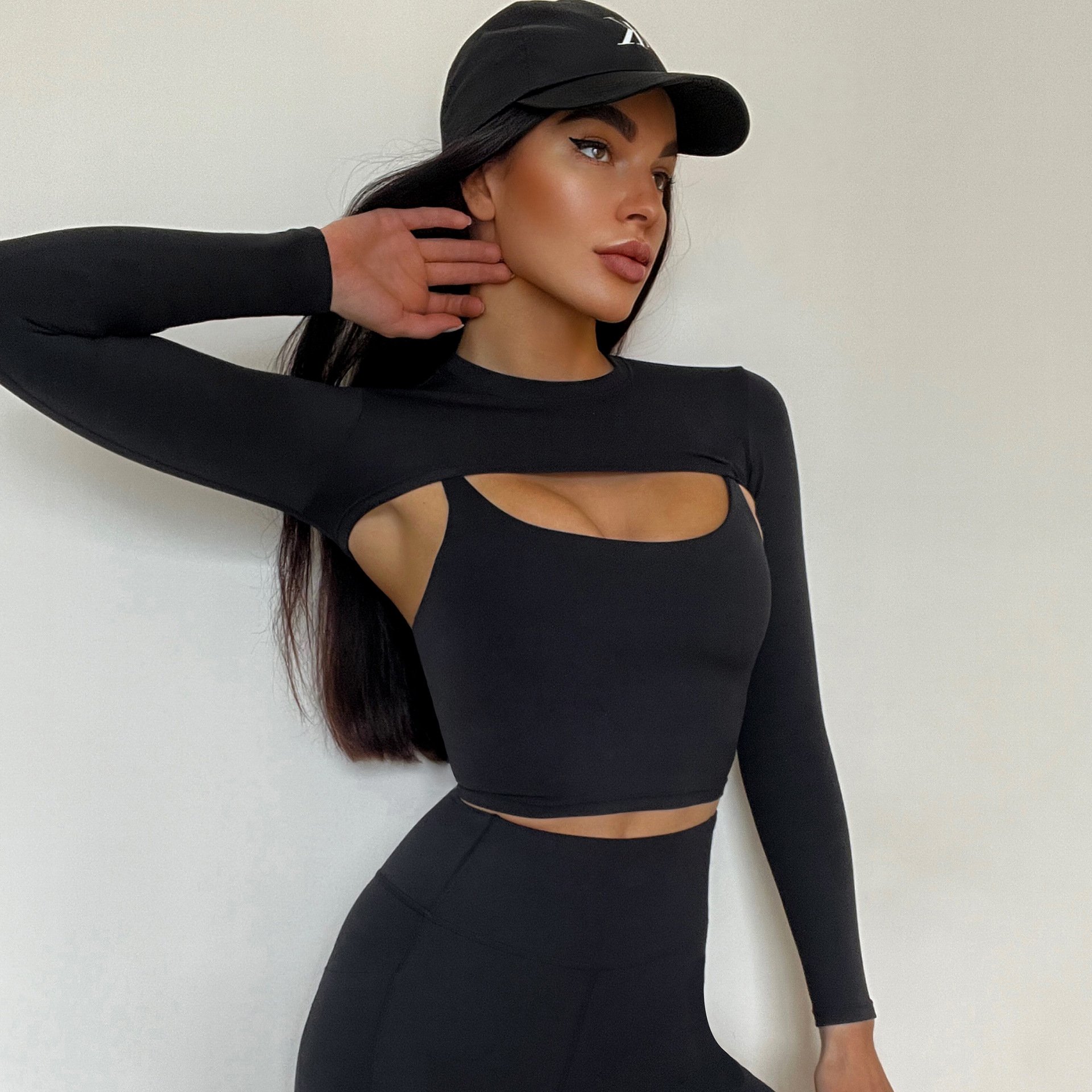 2024 Hot Sale Custom Gym Fitness Women Plus Size yoga sets Leggings 3 Piece Workout Yoga Wear Sets for women yoga sets