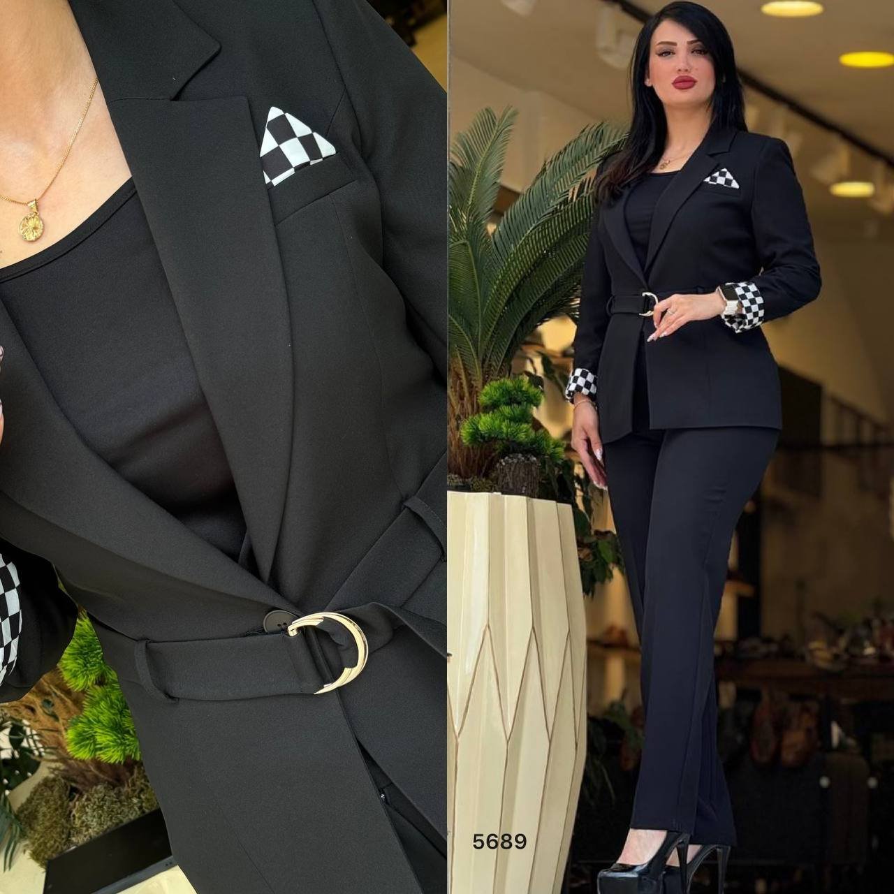 New Product Pants Women's Set Office Uniform Design Women's Formal Pants Two Pieces Set