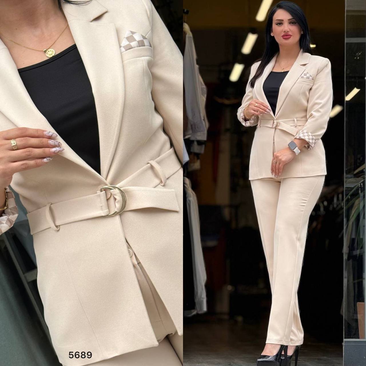 New Product Pants Women's Set Office Uniform Design Women's Formal Pants Two Pieces Set
