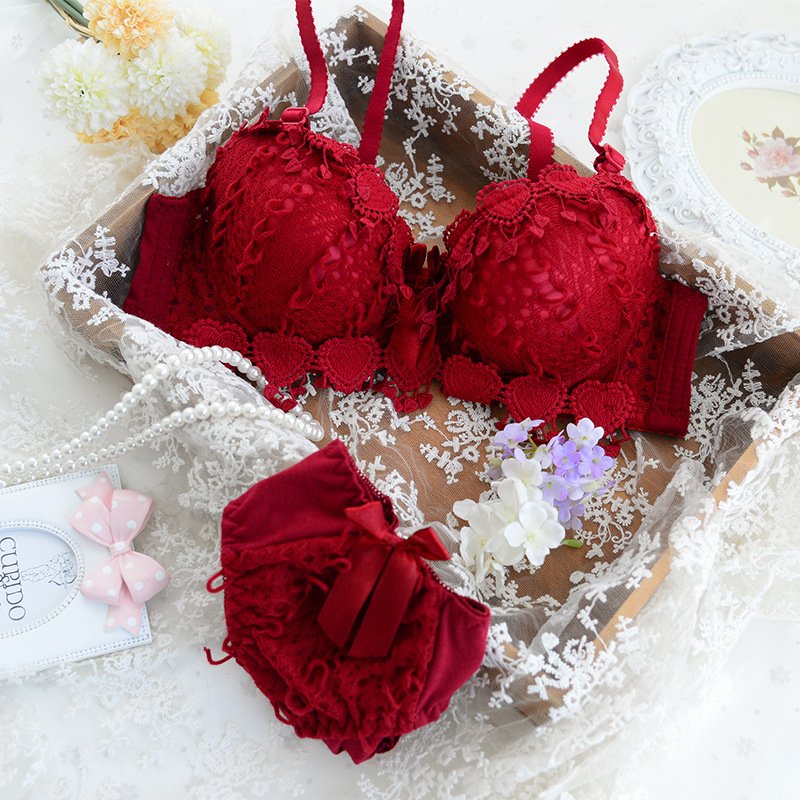 Custom Logo Sexy Girls Thin Cup women's bra panty set sexy plus size bra set women Bra Brief Sets
