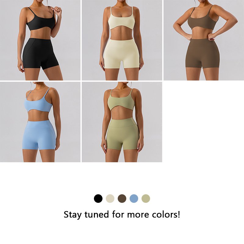 XW-YW508+KW295 New Product Thin Shoulder Line Design Beautiful Backless Sportswear Plus Size Gym Fitness Yoga Women's Sets