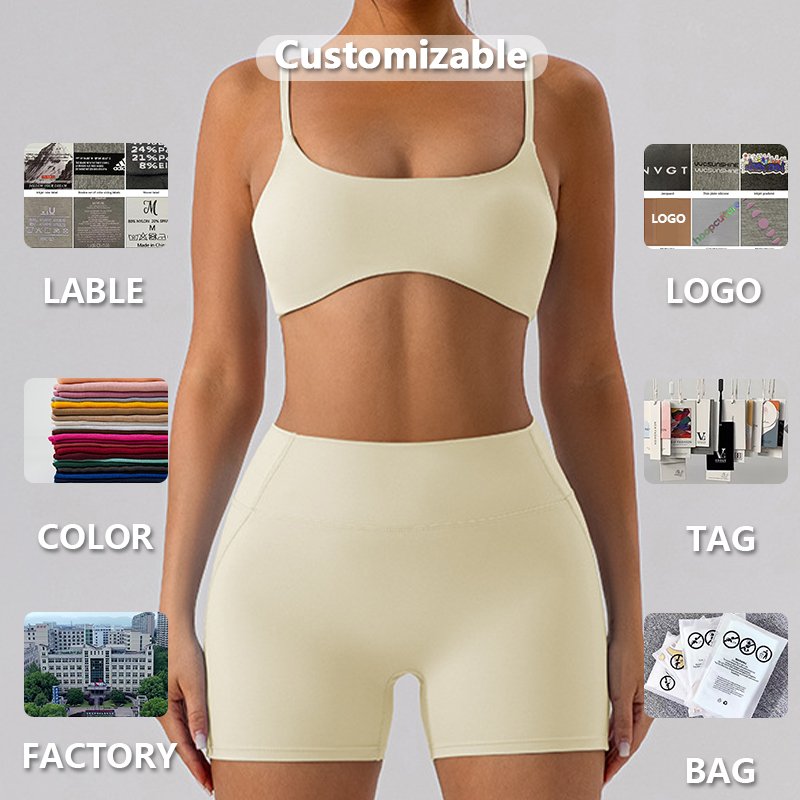XW-YW508+KW295 New Product Thin Shoulder Line Design Beautiful Backless Sportswear Plus Size Gym Fitness Yoga Women's Sets