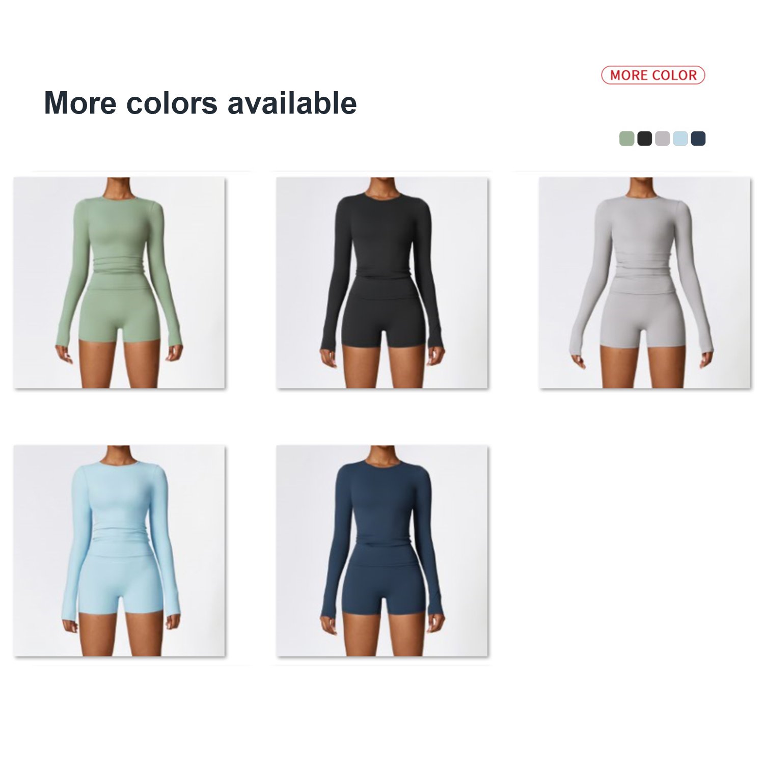 Custom Wholesale Solid Color Slim Yoga Short Sleeve Breathable Gym Wear Workout Fitness Running Quick Dry Women Sports yoga set