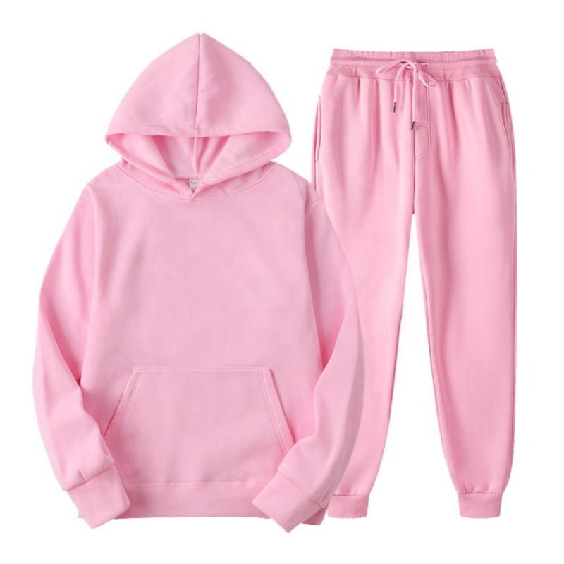 Women 2 pieces hooded sweatsuit set tracksuit custom print sweatsuits with logo plus size sweatsuits for women