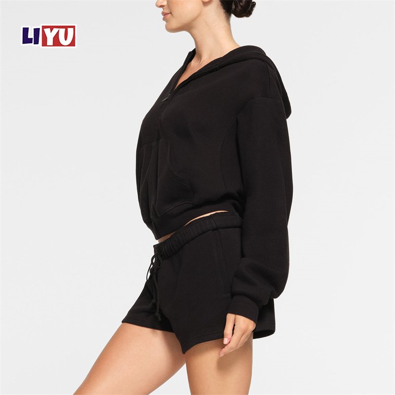 Whole Sale Bundles Jogger Sets Clearance Sweatsuit Women'S Sets Sports Women Sweatpants And Hoodie Set