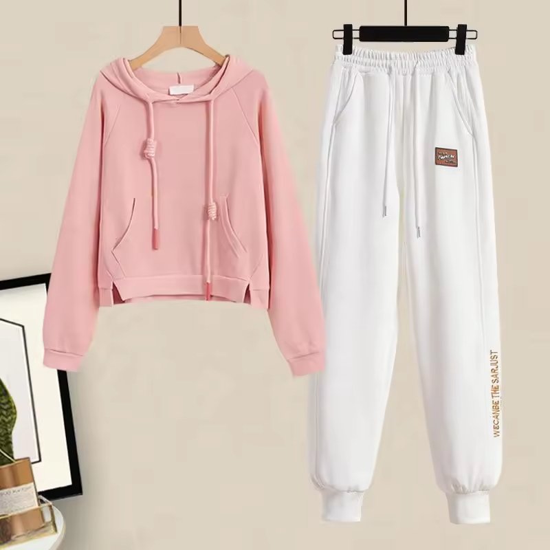 Boutique Wholesale Autumn New Knitted Cardigan Long Sleeve Round Neck Colored Casual Pants Women's Set