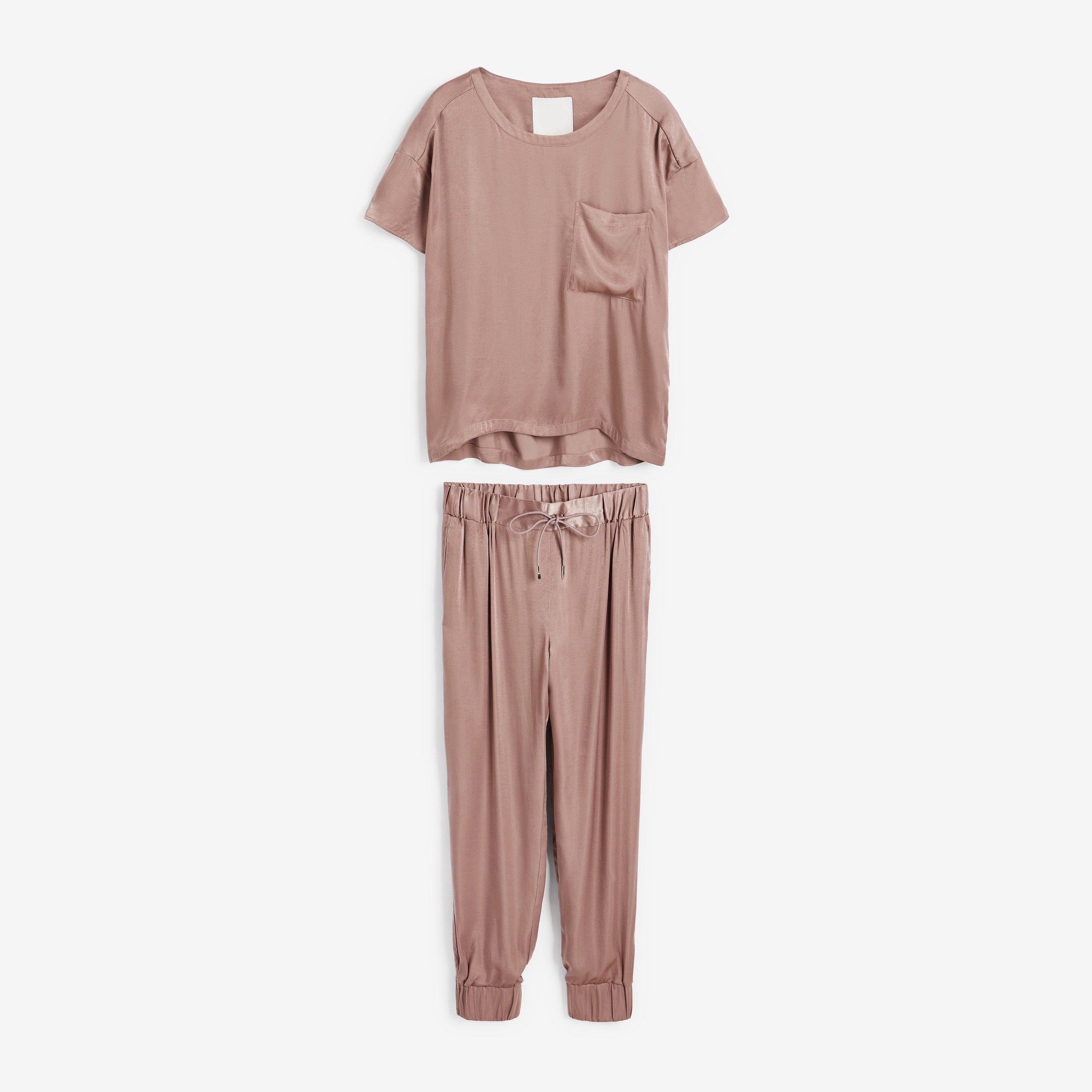 Women's Sets 2 Pieces Set Autumn Winter Sport Casual Suit Women Tracksuit short Sleeve Round Neck Top +Jogger