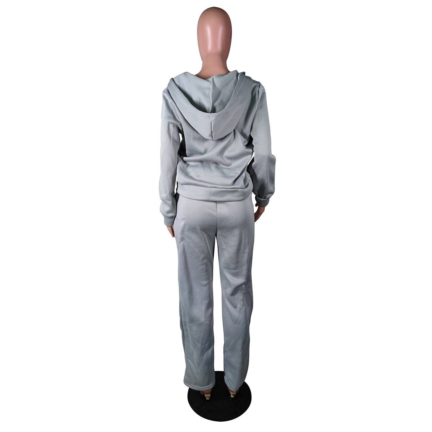 Hot Sell Custom Logo Printing Plus Size Jogger Two Piece Tracksuits Outfits 2 Piece Women'S Sportswear Set Leisure Women Set