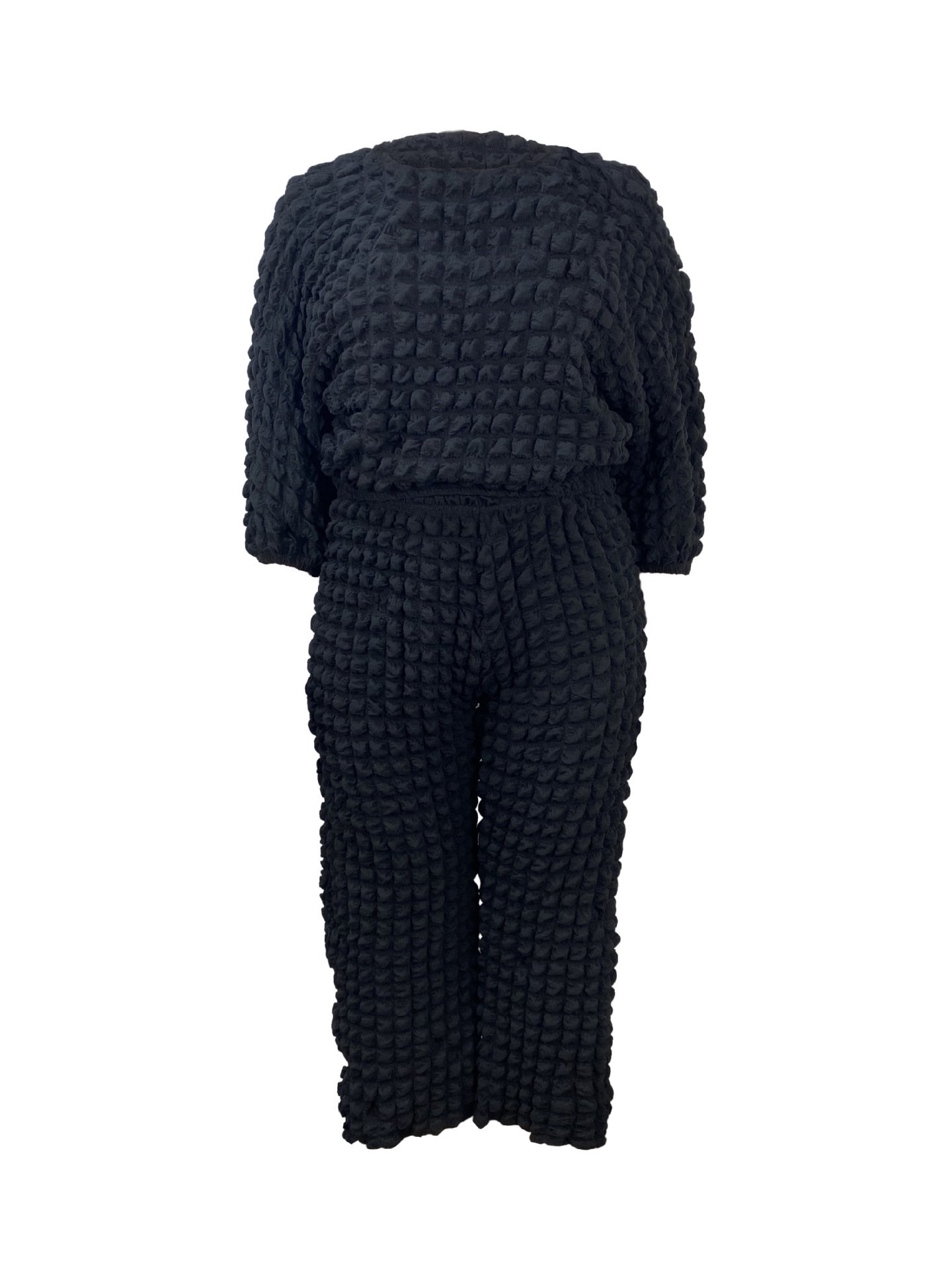 Long Sleeve Jogger Pants Set Autumn Winter Warm 2 Piece Set Plus Size Women Two Piece Outfits