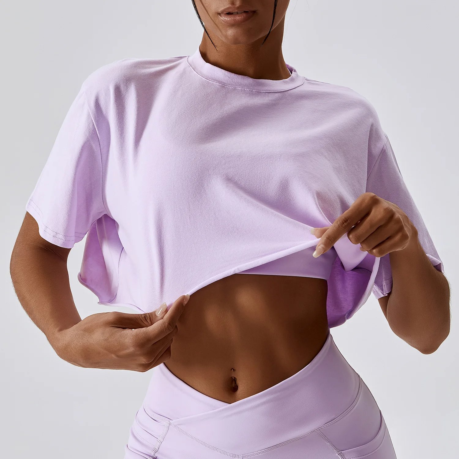 Women Halter Top Cross High Waist Yoga Suit Lady Beauty Back Bra Scrunch butt Tights Gym Bodysuit Female Crop Loose Sports Shirt