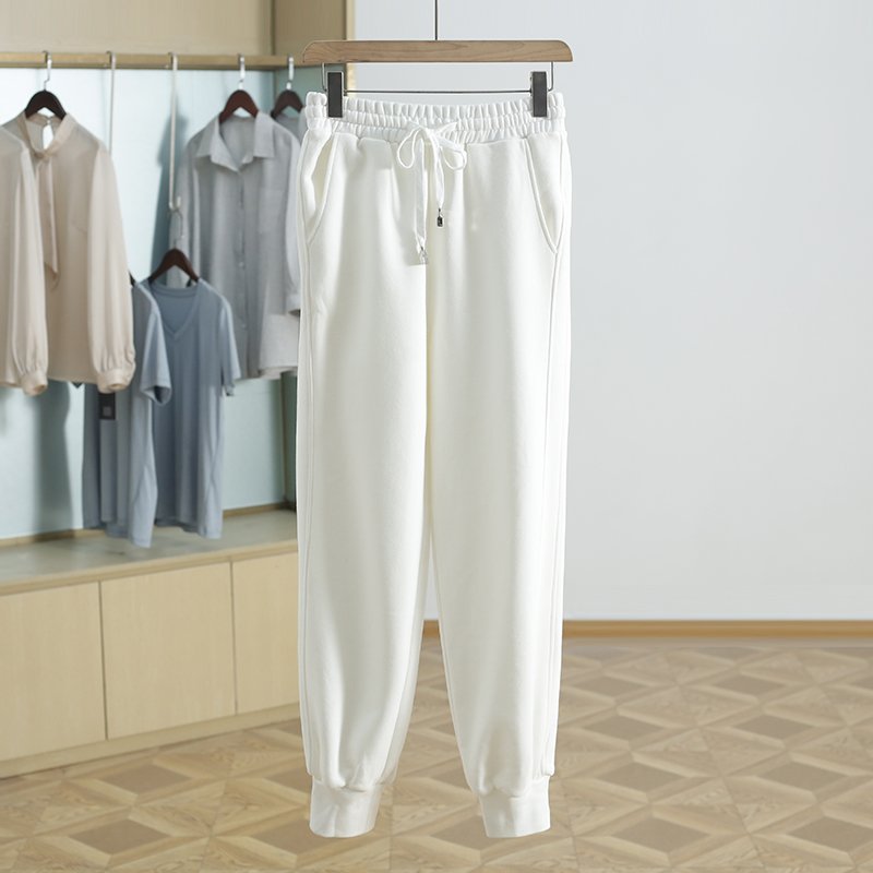 Women's Candy Color Suit Trousers with Belt Solid Color Office Lady Business Ninth Pants Casual Ankle Pants