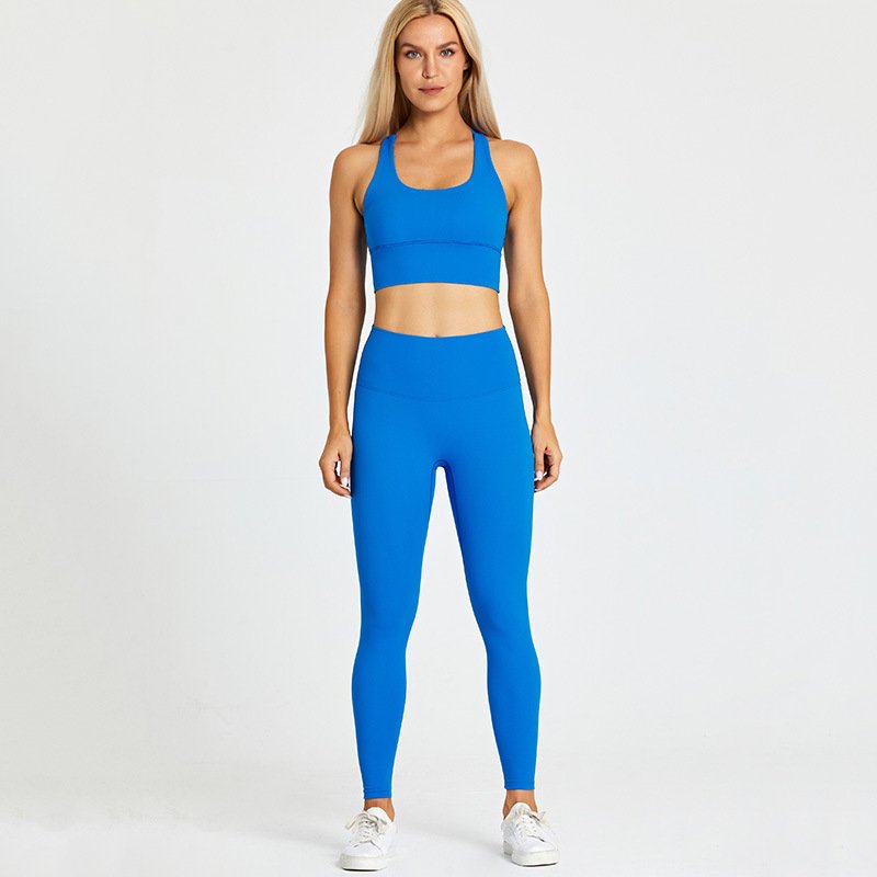 Female Leggings Bra Set 2023 High Quality Women's Activewear Workout 4 way stretch 75% Nylon 25% spandex polyamide elastane