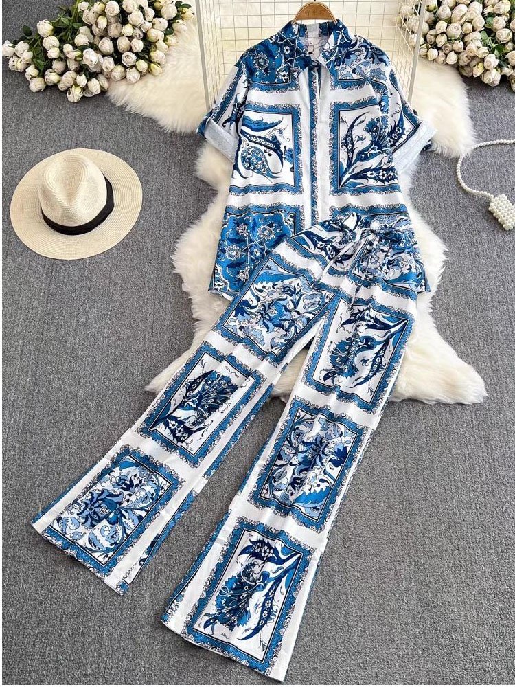 2024 New Women's Clothing Set Summer Vacation Set