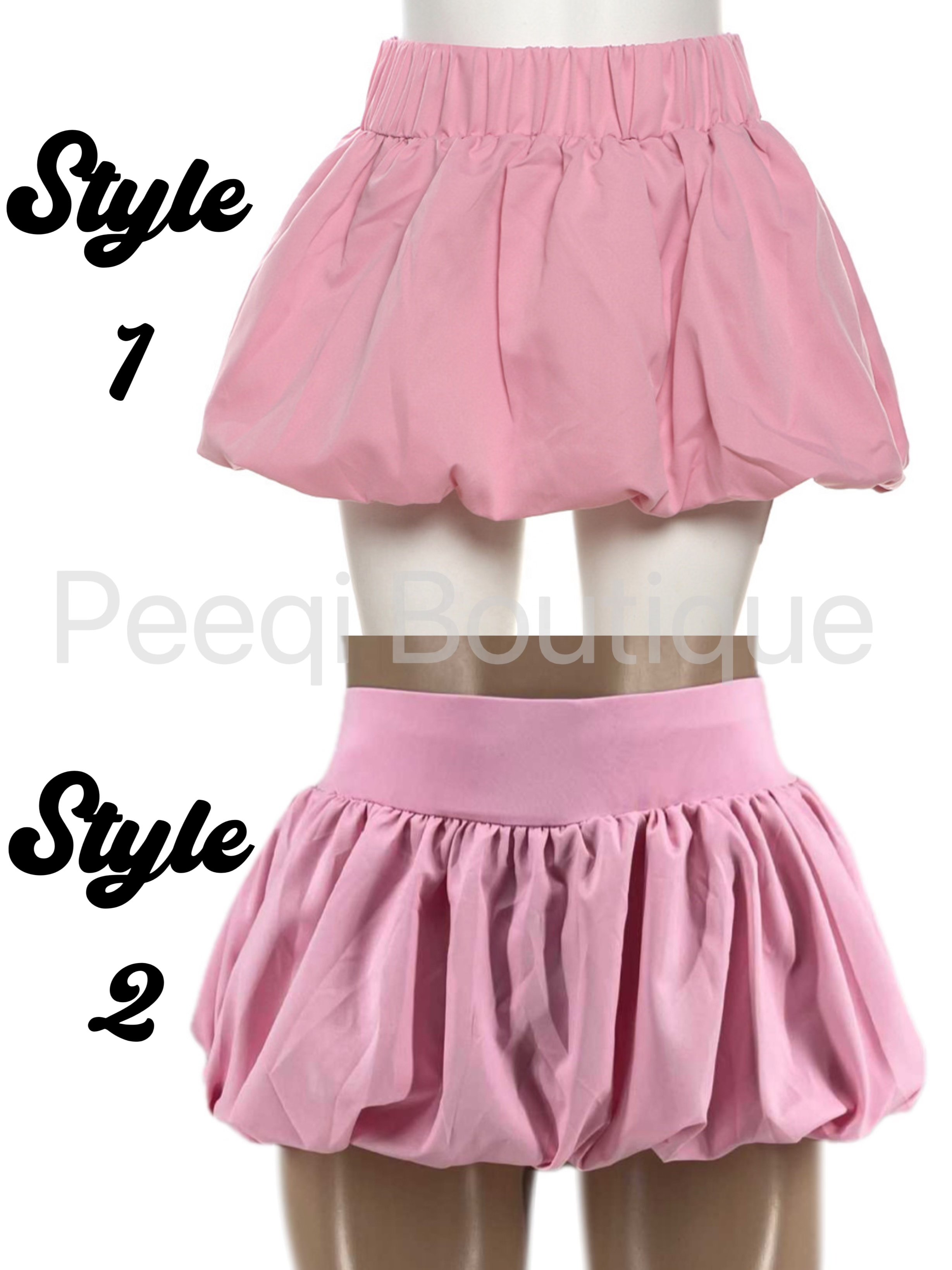 Peeqi silk butterfly t shirt crop tops and bubble mini skirt and bow hairpin casual elegant streetwear Sexy 3 piece women's set