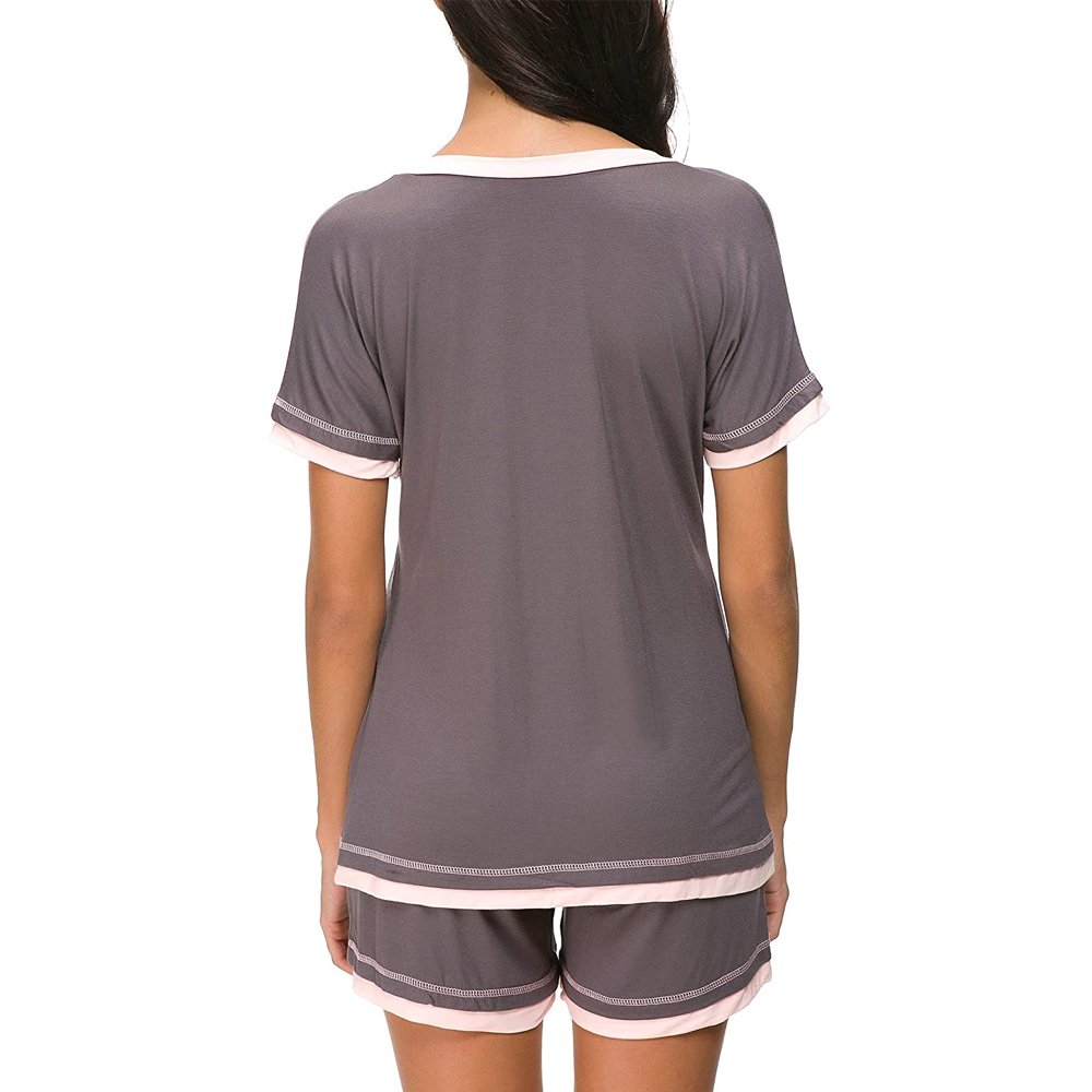 High quality Women's short sleeve summer t-shirt and jogger tracksuit twin set / Sports tracksuit Summer wear short twin sets