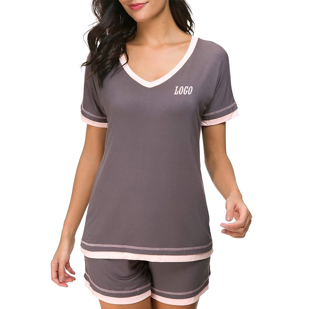 High quality Women's short sleeve summer t-shirt and jogger tracksuit twin set / Sports tracksuit Summer wear short twin sets