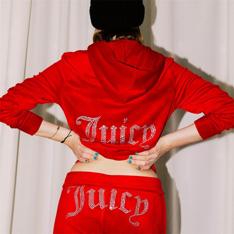 Factory Oem Sexy Slim Fit 2 Piece Custom Embroidery Logo Plain Zip Up Hoodie Tracksuits Outfits Plus Size Velvet Women'S Sets