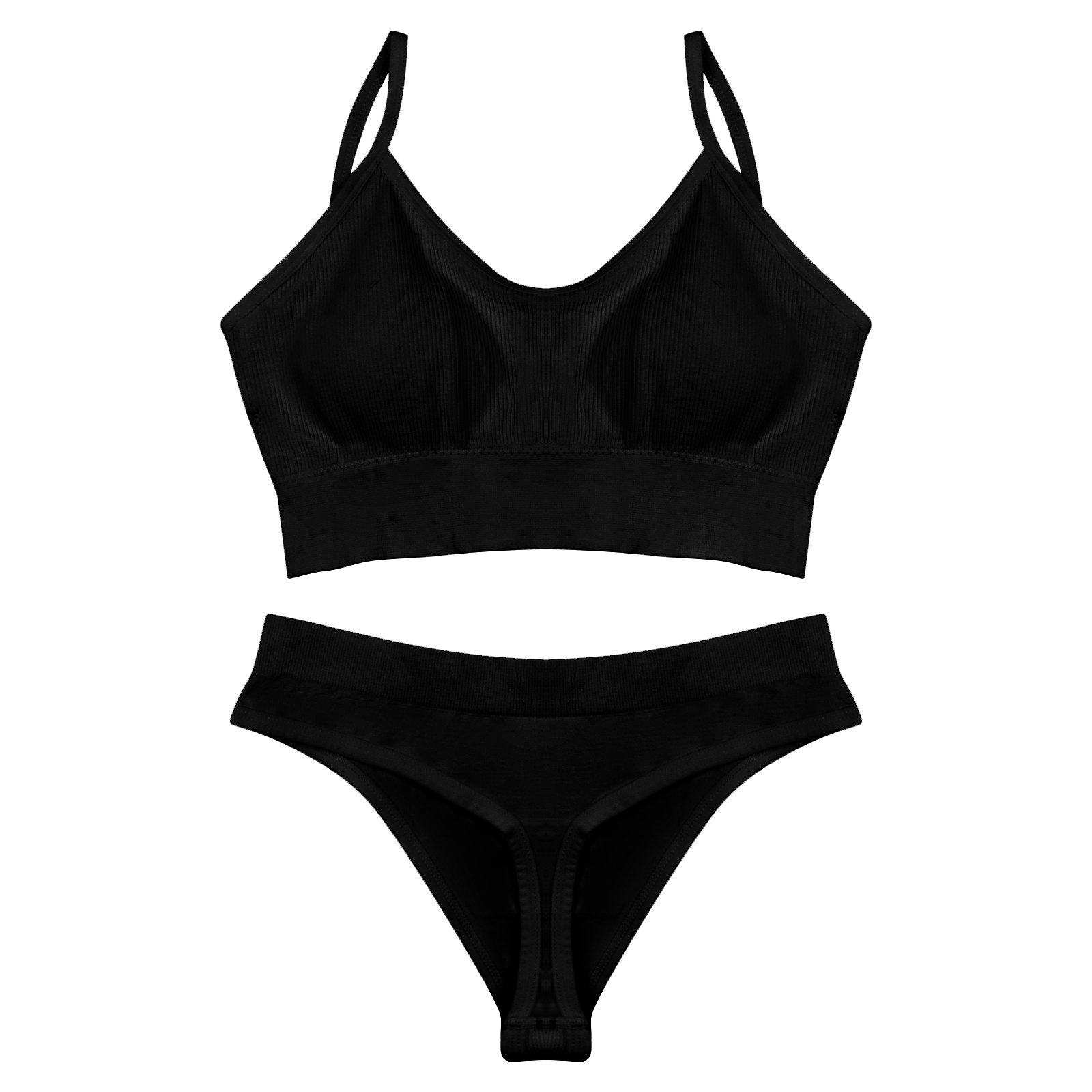 French Bra Cheaper Panty Stylish Ladies Underwear Panties Girls Sexy Back Thin Cup Sports Bra Two-piece Set