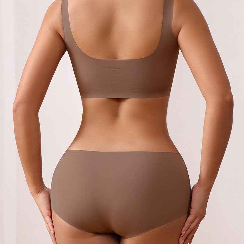 Hot Sale Sport Bra Set Women Comfortable Seamless Breathable Yoga Gather Underwear Sets