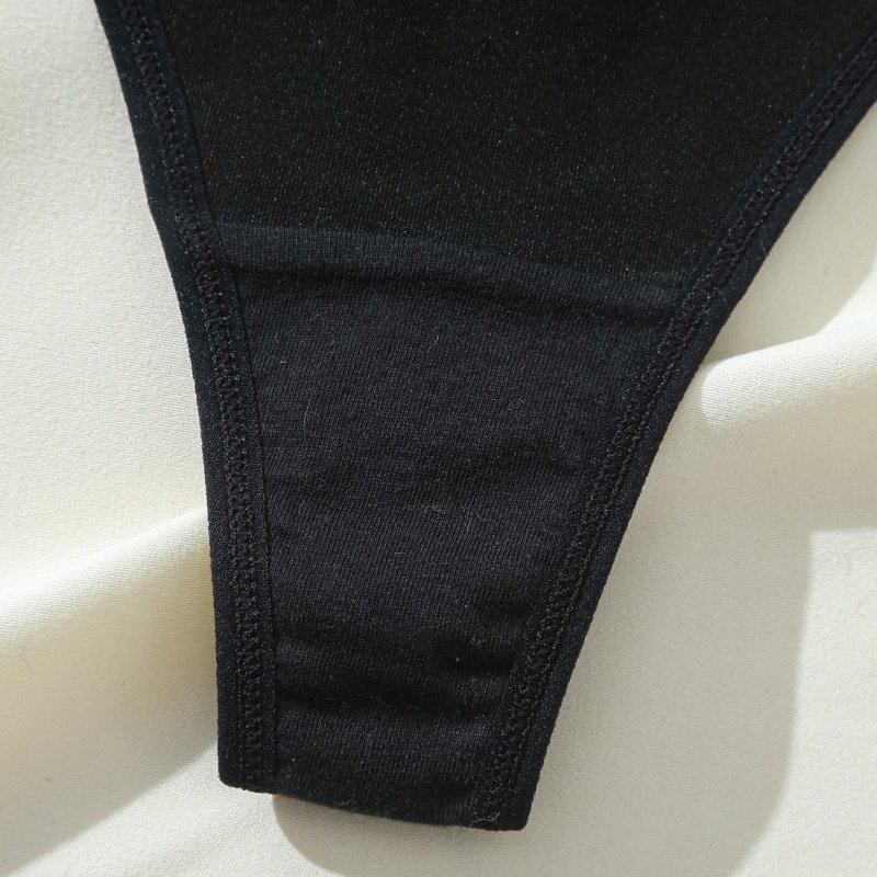 Wholesale Soft High Elastic Round Neck Solid Cotton Sports Tank Top Underwear Mid-rise Panty Plus Size Women's Sets