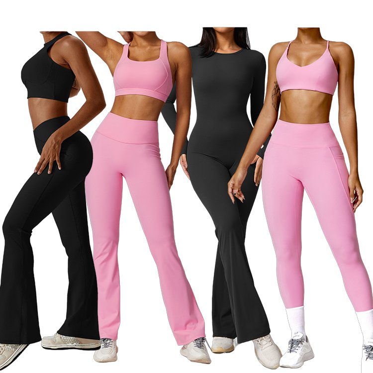 Custom Loungewear Women's Sets Basic T Shirts Shorts Leggings Cotton Ribbed Jersey LoungeWear Two Piece Set Women Clothing
