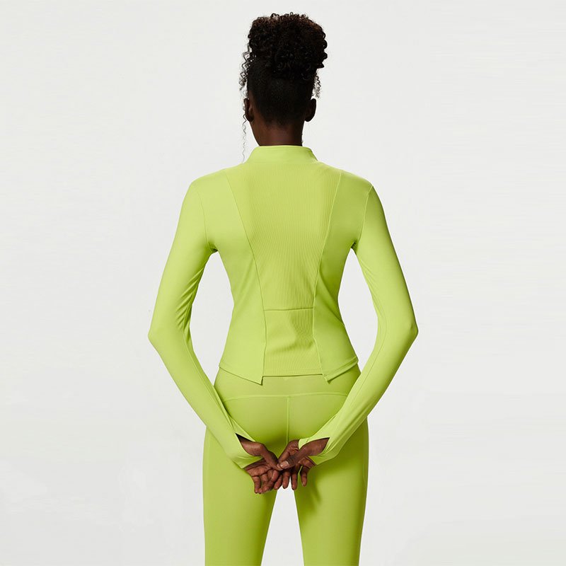 Running Essentials Women Yoga Jacket Suit Sport Wear Slim Fit Workout Plus Size Soft Women's Activewear Set