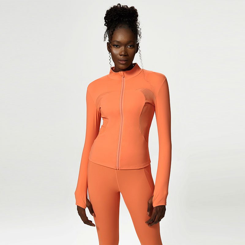 Running Essentials Women Yoga Jacket Suit Sport Wear Slim Fit Workout Plus Size Soft Women's Activewear Set
