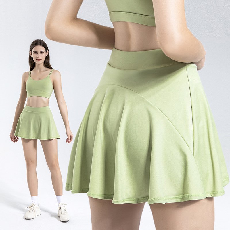New Customizable Gym Training Women Workout Clothing Comfortable Fitness & Yoga Wear High Waist Tennis Skirt