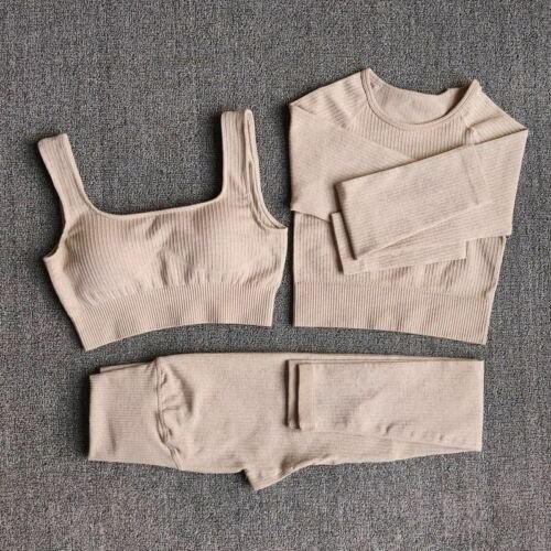 Ladies Active Wear Long Sleeves Yoga Suit Fitness Custom Athletic Sports Yoga Set for Women Yoga Sets