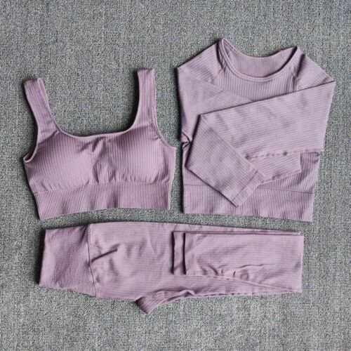 Ladies Active Wear Long Sleeves Yoga Suit Fitness Custom Athletic Sports Yoga Set for Women Yoga Sets