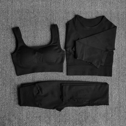 Ladies Active Wear Long Sleeves Yoga Suit Fitness Custom Athletic Sports Yoga Set for Women Yoga Sets