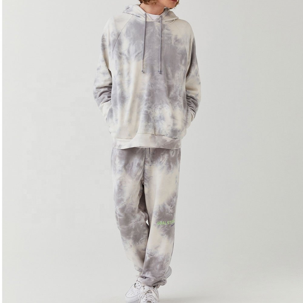 2023 New Arrivals Crop Top And Pants Set Fall Women Slim Fit Suit Fashion Tie Dye 2 Piece Set