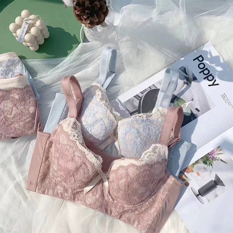 2022 New Women'S Lace Lingerie Bra And Panty Set Strappy Babydoll Bodysuit Sexy Lingerie Set