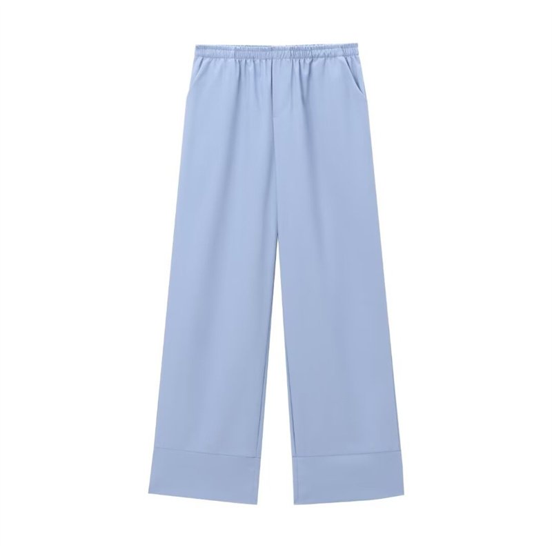 TAOP&ZA women's clothing 2024 early autumn new 10-color pajama style pants straight trousers 5427743 5427431
