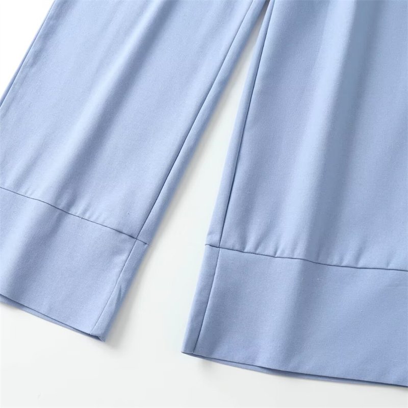 TAOP&ZA women's clothing 2024 early autumn new 10-color pajama style pants straight trousers 5427743 5427431