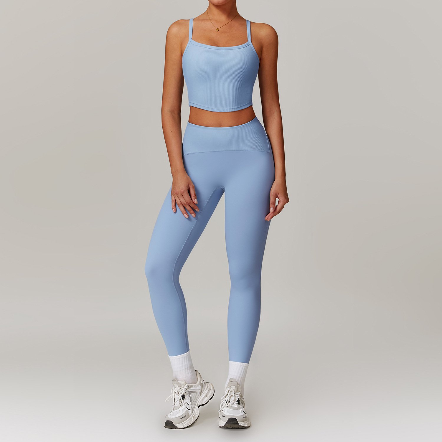 Women Sets Selling Logo Gym Fitness Yoga Leggings Sportswear Two 2 Piece set Women's Yoga Set For Women